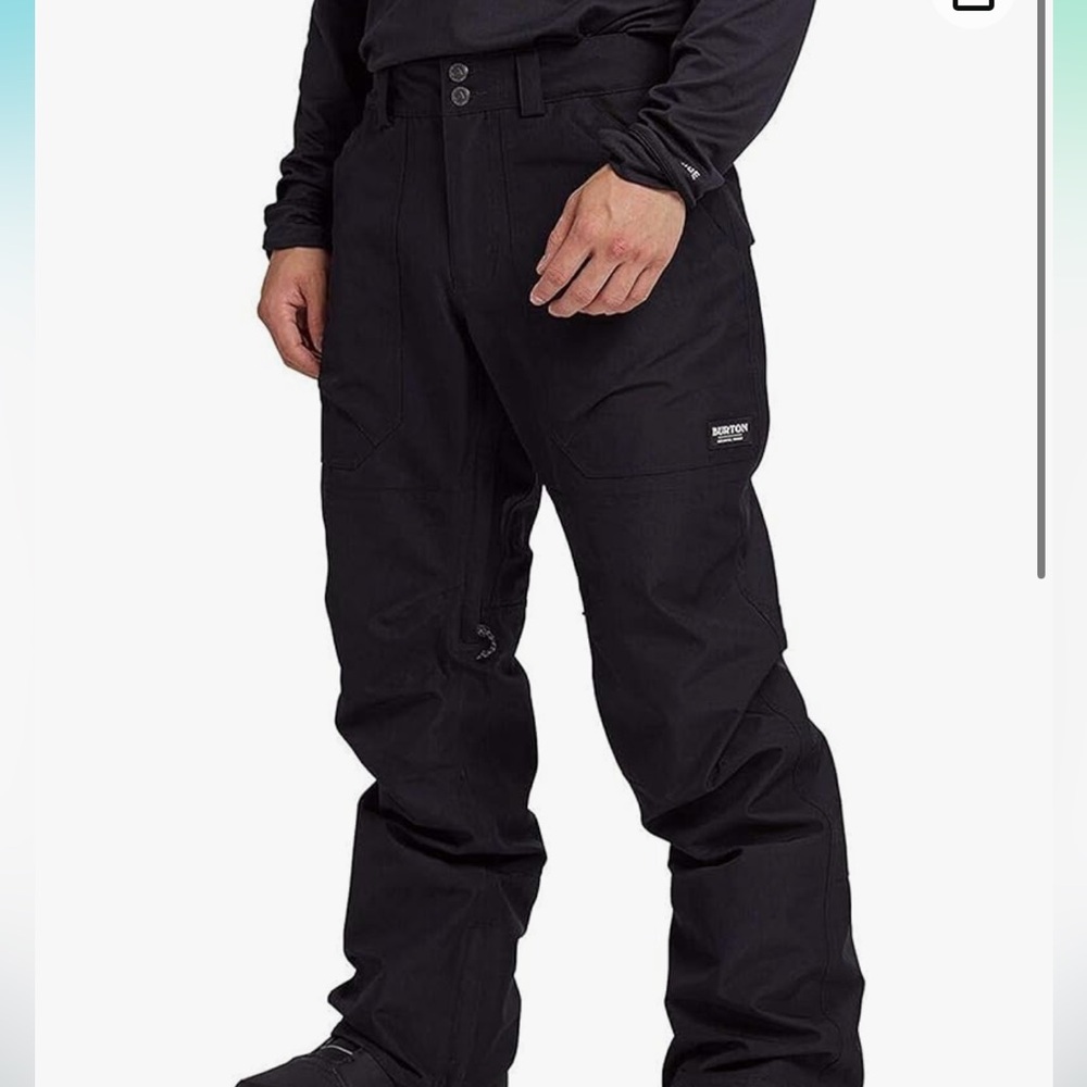 Men’s Large Burton snowboard pants NWT